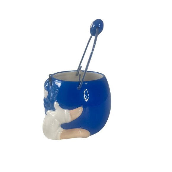 M&Ms Blue Character Ceramic Candy Holder Basket Collectible By Galerie - Picture 4 of 7